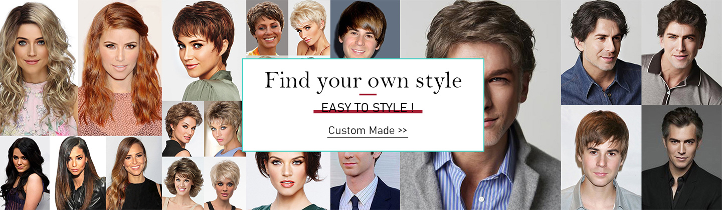 Women and  Men Wigs Online Sale