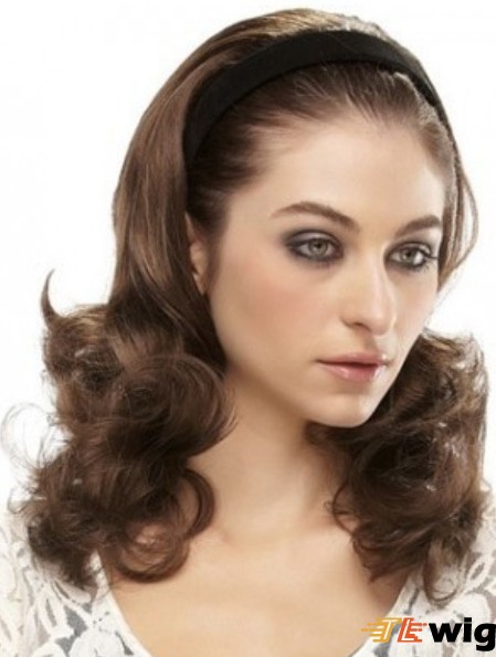 Beautifully Headband Wavy Synthetic Wigs