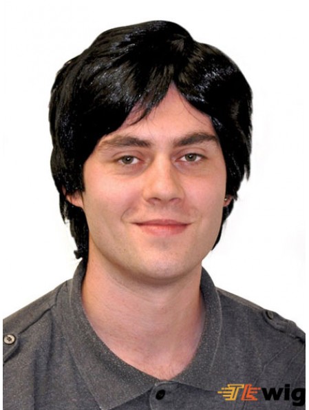 Short Straight Hair Toupees For Men In UK