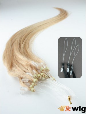 Ideal Blonde Straight Micro Loop Ring Hair Extensions