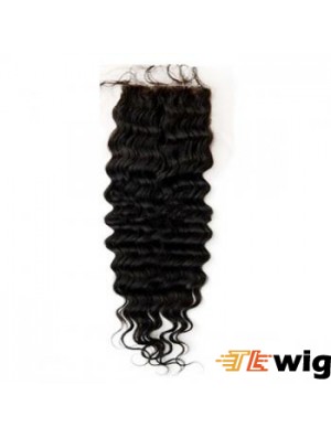 Sleek Black Long Wavy Lace Closures