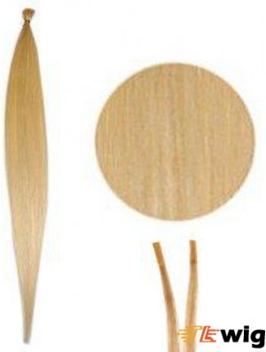 Blonde Straight Stick/I Tip Hair Extensions