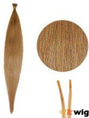 Blonde Straight Stick/I Tip Hair Extensions