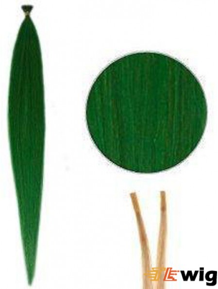 Black Straight Stick/I Tip Hair Extensions