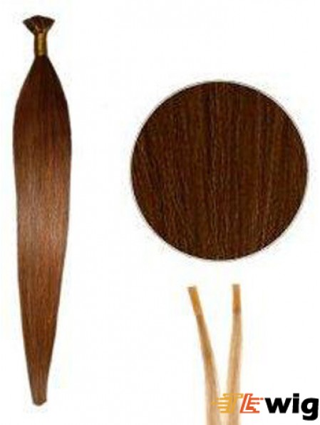 Auburn Straight Stick/I Tip Hair Extensions