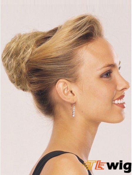 Blonde Red Wraparound Ponytail