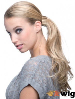 Cheapest Wavy Blonde Ponytails