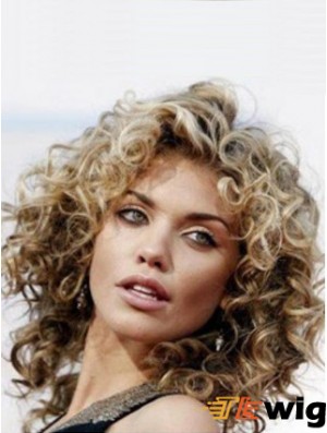 Brown Classic Human Hair Wigs Shoulder Length