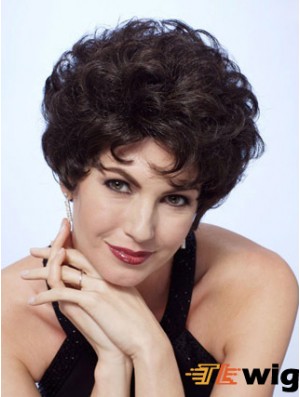 Lace Remy Human Hair Wigs Front Black Color