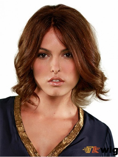Chin Length Brown Hairstyles 10 inch Curly Bob Wigs