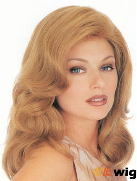 Wavy Blonde Convenient Long Classic Wigs