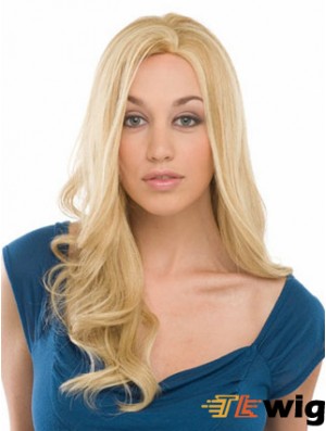 Wavy Layered Capless Blonde Online Long Wigs