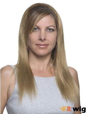 Straight 100% Hand-tied Blonde New Long Wigs