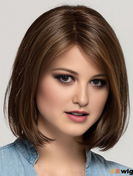 Remy Human Hair Monofilament Brown Wigs