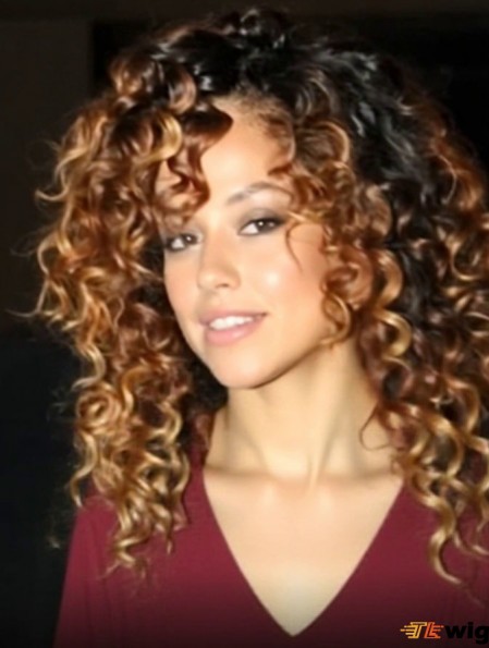 Top Long Brown Kinky Capless Wigs