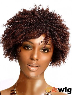 Trendy 8 inch Short Kinky Wigs For Black Women