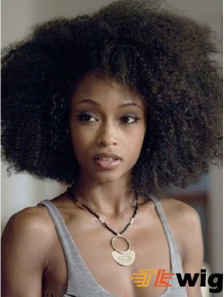 High Quality 12 inch Short Kinky Wigs For Black Women