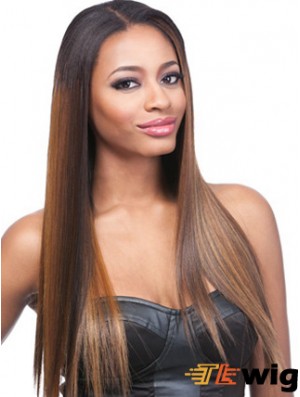 24 inch Ombre/2 Tone Lace Front Wigs For Black Women