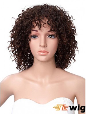 14 inch Brown Lace Front Wigs For Black Women