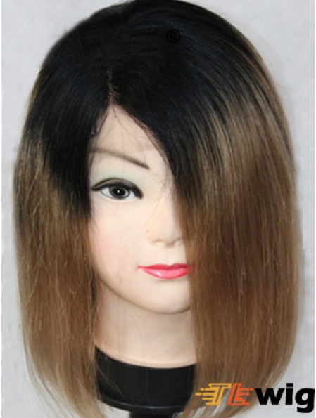 High Quality 12 inch Shoulder Length Straight Wigs For Black Women