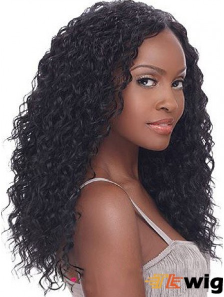Flexibility 18 inch Long Kinky Wigs For Black Women