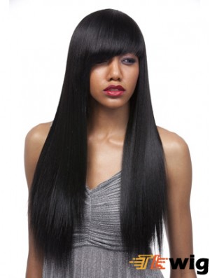 24 inch Black Lace Front Wigs For Black Women