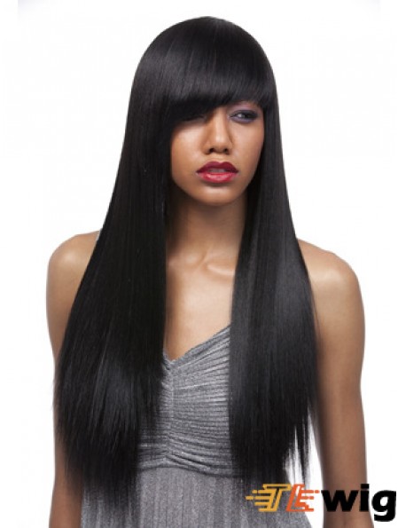 24 inch Black Lace Front Wigs For Black Women