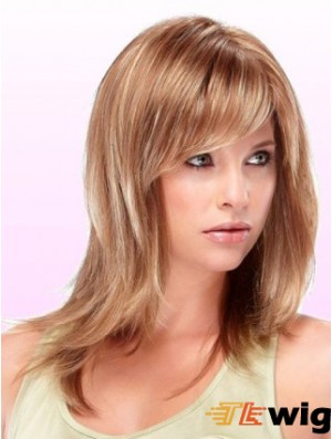 Synthetic Hair Sale With Capless Straight Style Shoulder Length Layered Cut