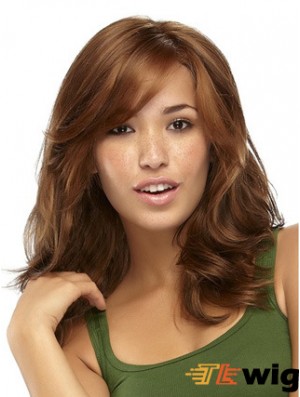 Realistic Synthetic Wigs With Capless Wavy Style Long Length