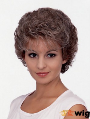 Cheap Beautiful Synthetic Hair Short Length Classic Cut Curly Style