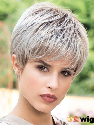 Fashion 6 inch Straight Boycuts Short Wigs