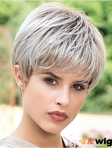 Fashion 6 inch Straight Boycuts Short Wigs