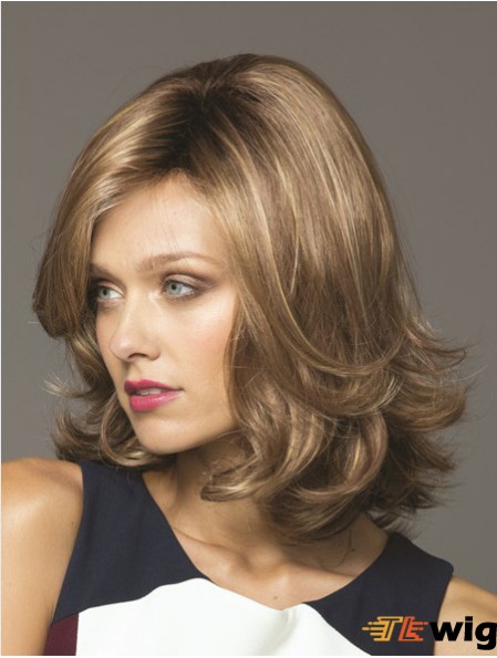 Wavy Layered 12 inch Blonde Durable Synthetic Wigs