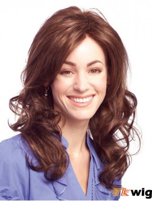 Top Auburn Long Without Bangs Wavy Glueless Lace Front Wigs