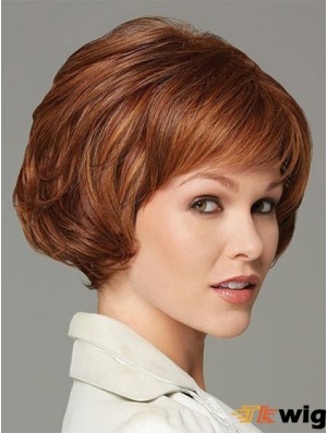 Wavy Auburn New Short Classic Wigs