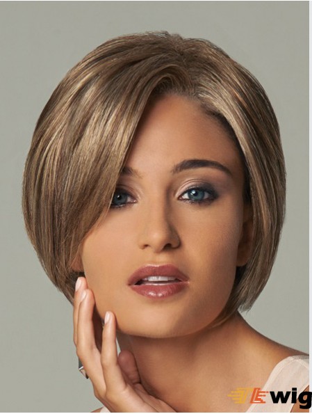 Wavy Layered 8 inch Blonde Comfortable Synthetic Wigs