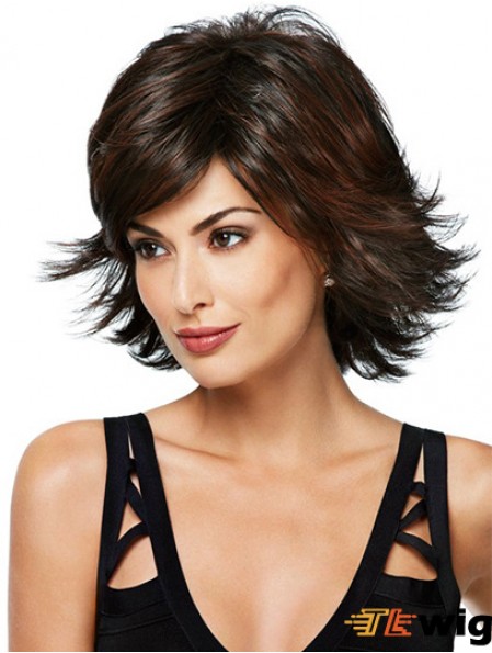 Auburn Chin Length Wavy Layered 10 inch Best Medium Wigs