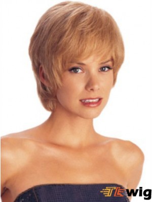 Short Layered Straight Auburn Amazing Synthetic Wigs
