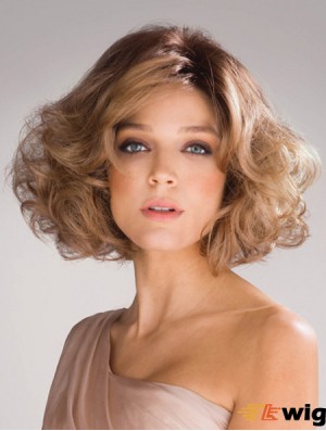 Wavy Layered 10 inch Blonde Exquisite Synthetic Wigs
