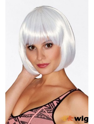 Bobs Straight Chin Length 10 inch Designed Medium Wigs