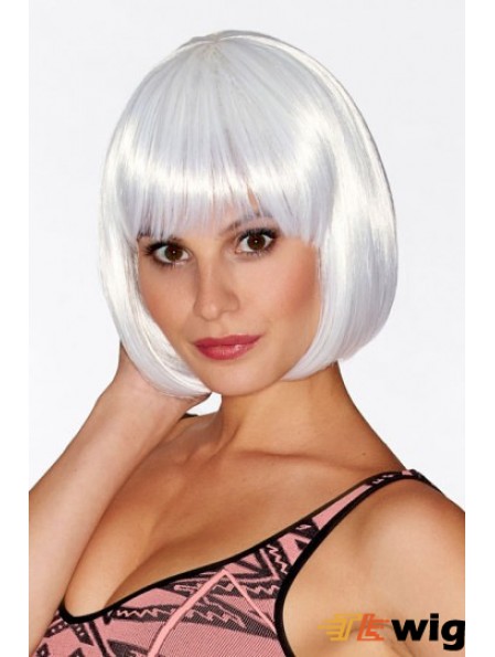 Bobs Straight Chin Length 10 inch Designed Medium Wigs