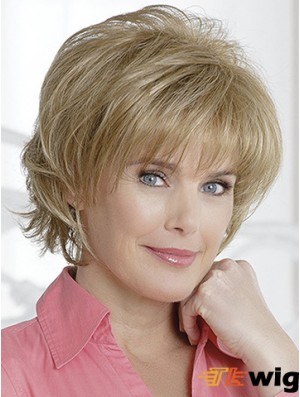 Wavy With Bangs 8 inch High Quality Short Wigs