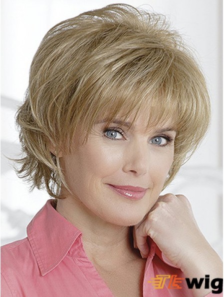 Wavy With Bangs 8 inch High Quality Short Wigs