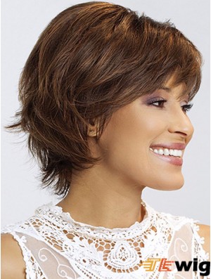 Wavy With Bangs 8 inch Stylish Short Wigs