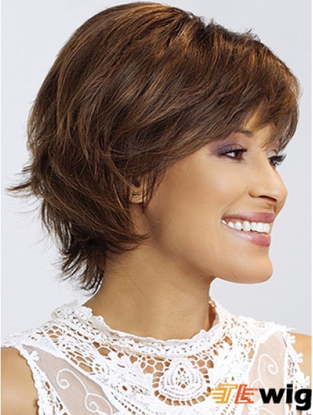 Wavy With Bangs 8 inch Stylish Short Wigs