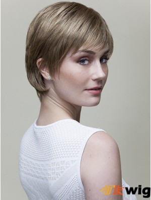 Straight With Bangs 6 inch Trendy Short Wigs