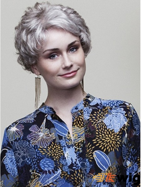 Wavy Grey 8 inch Exquisite Short Wigs