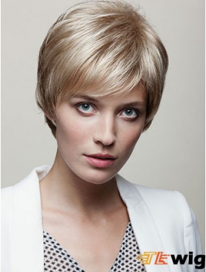 Straight Boycuts 6 inch Fashionable Short Wigs
