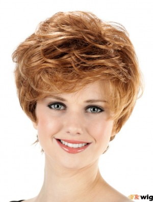 Short Classical Wavy 8 inch Capless Wigs