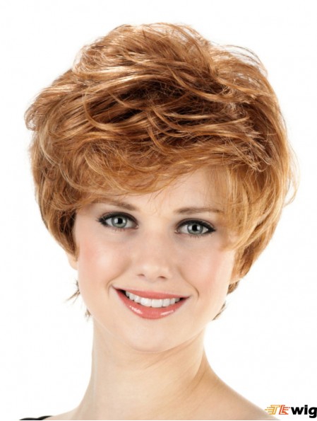 Short Classical Wavy 8 inch Capless Wigs
